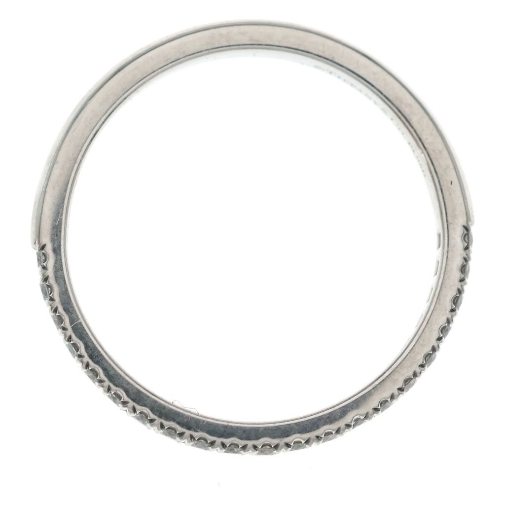 Tiffany & Co Solesto Half Eternity Diamond Ring Platinum — view 5