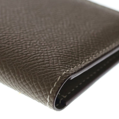 Hermes Mc2 Euclid Card Case Gold Epsom Leather — view 5