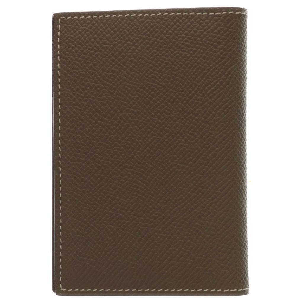 Hermes Mc2 Euclid Card Case Gold Epsom Leather