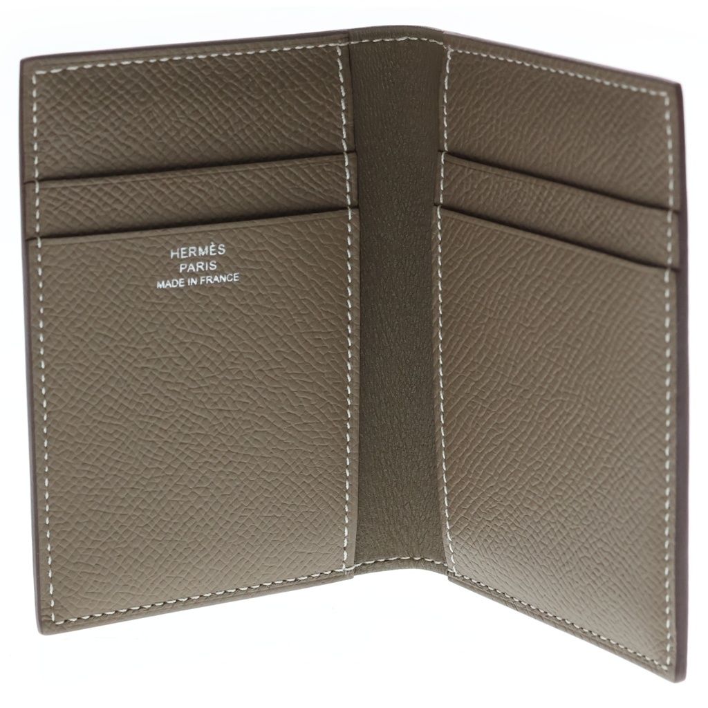 Hermes Mc2 Euclid Card Case Gold Epsom Leather — view 4