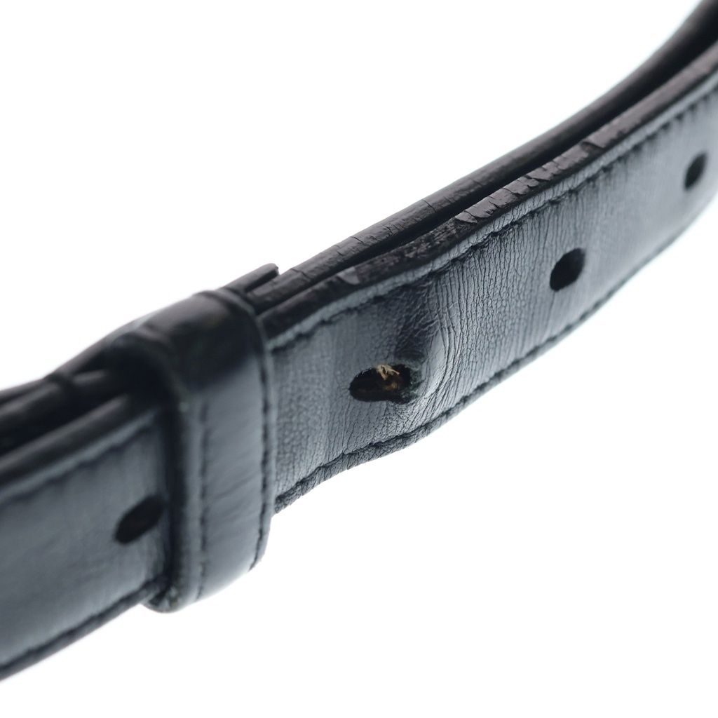 Saint Laurent Paris Square Buckle Log Black Cles the Belt — view 5