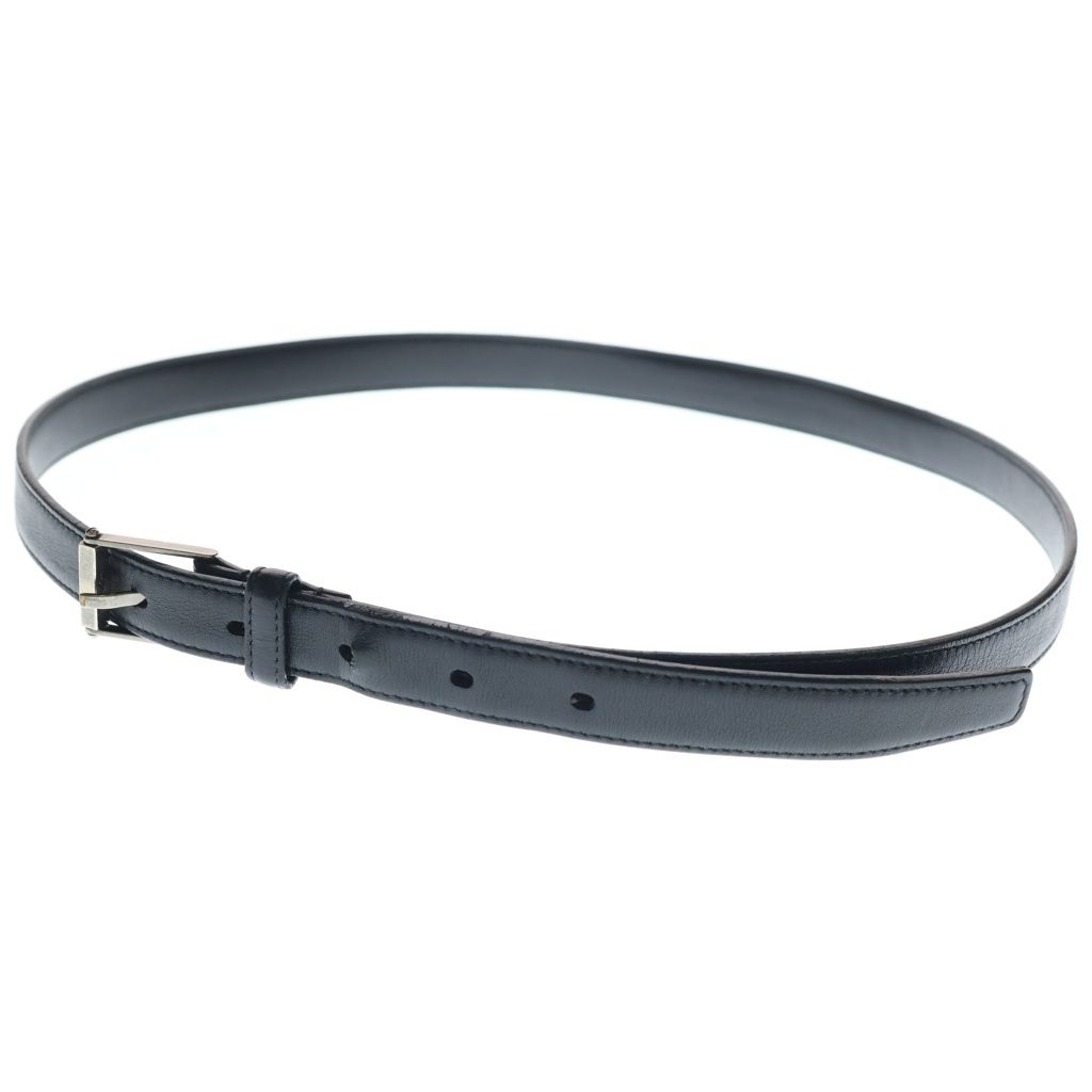 Saint Laurent Paris Square Buckle Log Black Cles the Belt