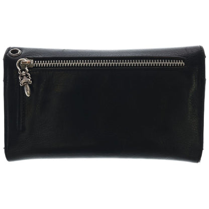 Chrome Hearts Wave Leather Wallet Black — view 2