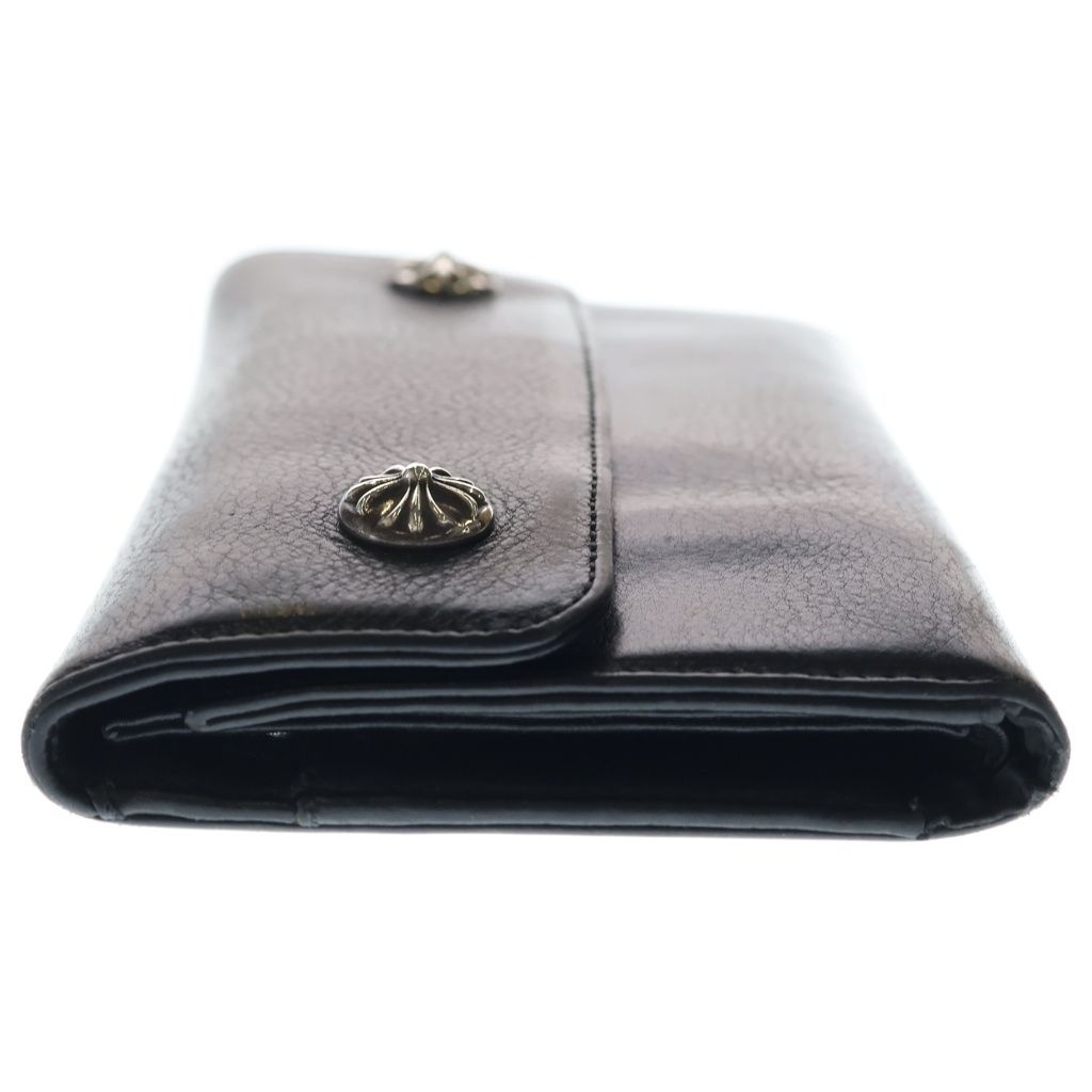 Chrome Hearts Wave Leather Wallet Black — view 3