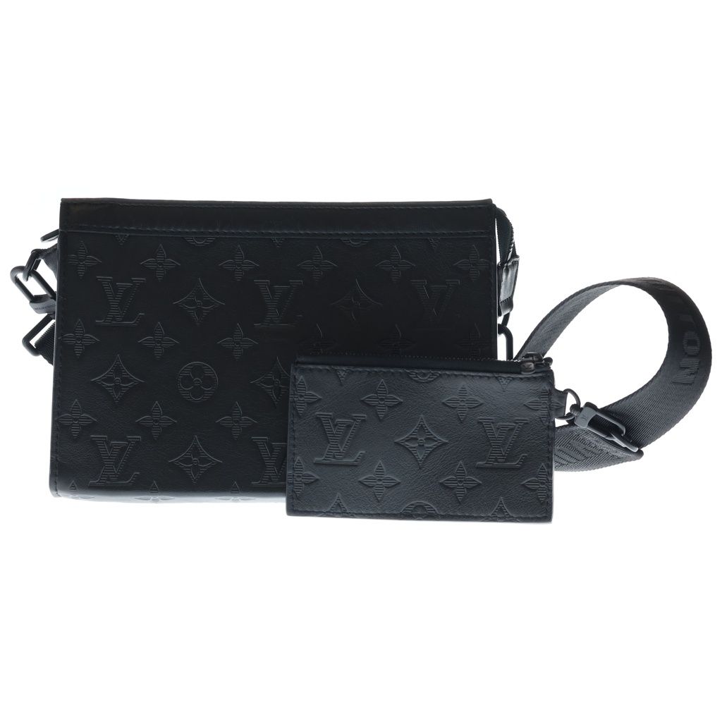 Louis Vuitton Monogram Shadow Gaston Wearable Wallet Shoulder