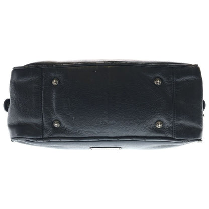 Chrome Hearts Gym MD Small Gym Bag Leather Cross Patch Vintage Handbag Black — view 4