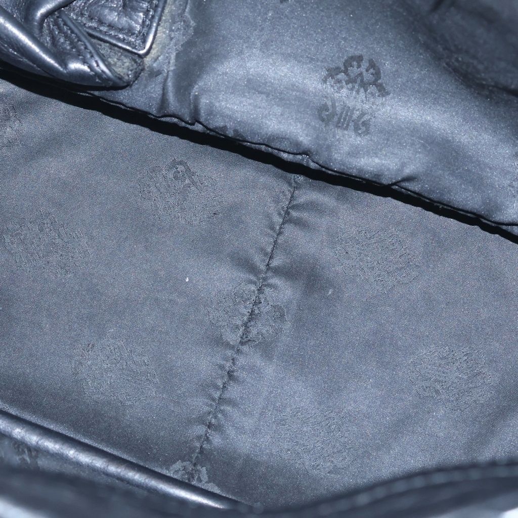 Chrome Hearts Gym MD Small Gym Bag Leather Cross Patch Vintage Handbag Black — view 5
