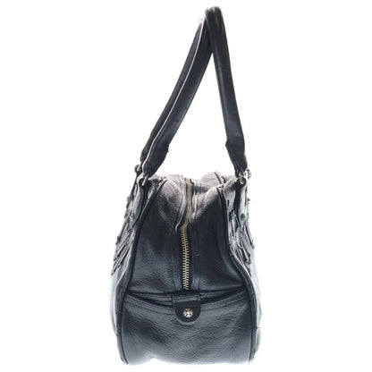 Chrome Hearts Gym MD Small Gym Bag Leather Cross Patch Vintage Handbag Black — view 3