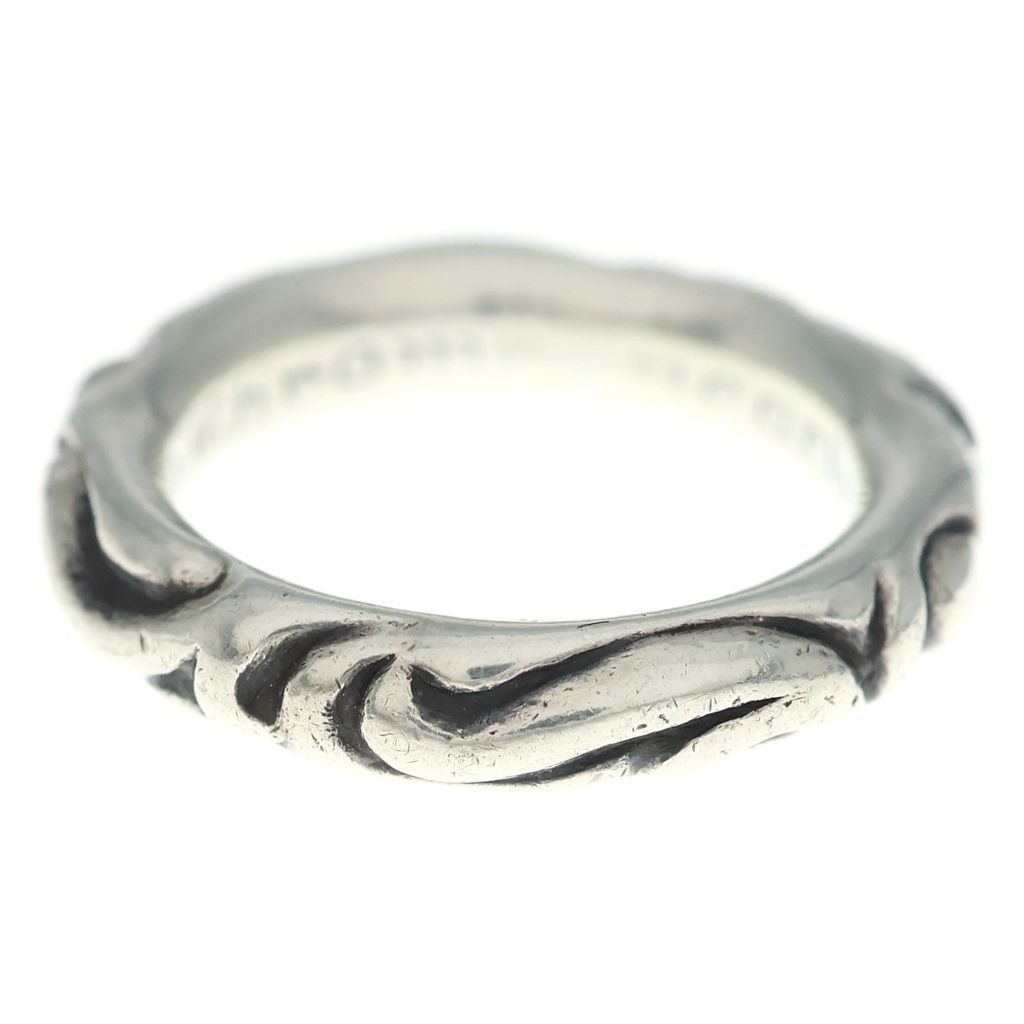 Chrome Hearts Scrl Band Scroll Ring Silver