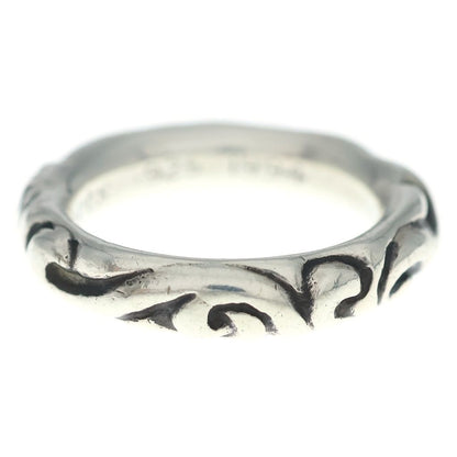 Chrome Hearts Scrl Band Scroll Ring Silver — view 3