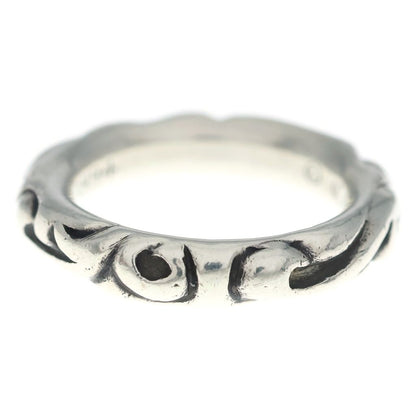 Chrome Hearts Scrl Band Scroll Ring Silver — view 2