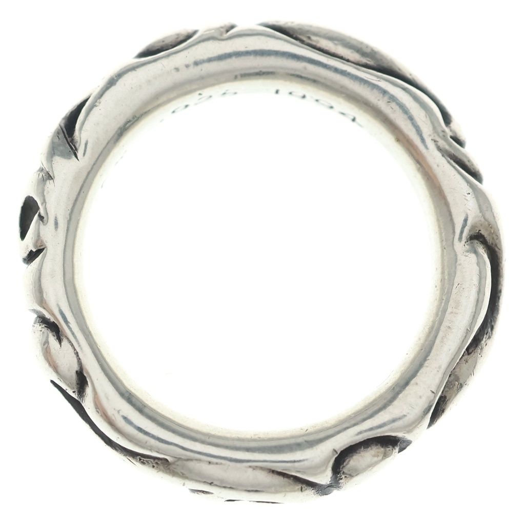 Chrome Hearts Scrl Band Scroll Ring Silver — view 6