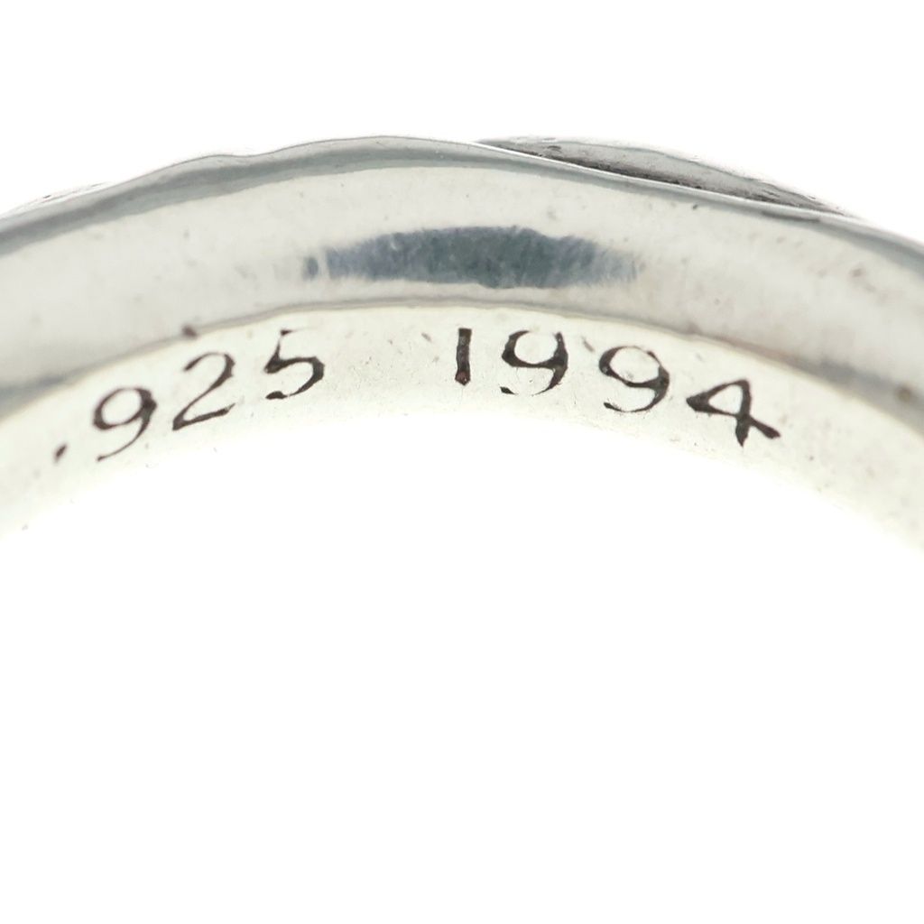 Chrome Hearts Scrl Band Scroll Ring Silver — view 5