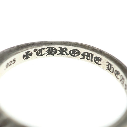 Chrome Hearts Baby Classic Floral Black Sling Silver Ring — view 5