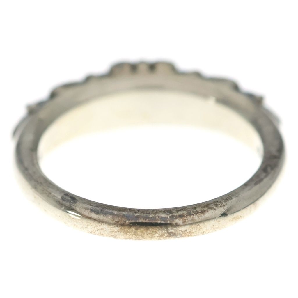 Chrome Hearts Baby Classic Floral Black Sling Silver Ring — view 2