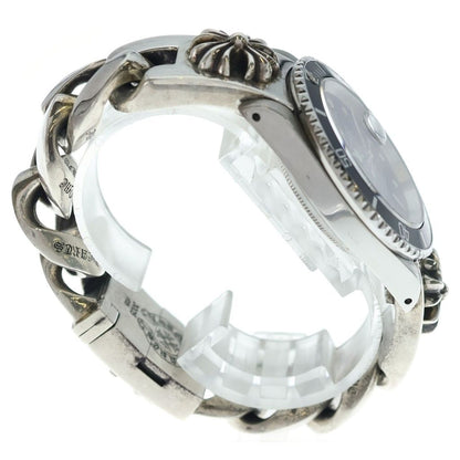 Rolex CH Cross Motif Watch Band Submariner Silver — view 3