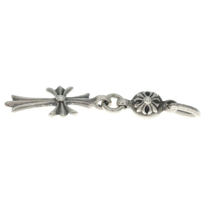 Chrome Hearts Tny CH Crs 1 Ball Tiny CH Cross Charm Pendant Silver — view 4