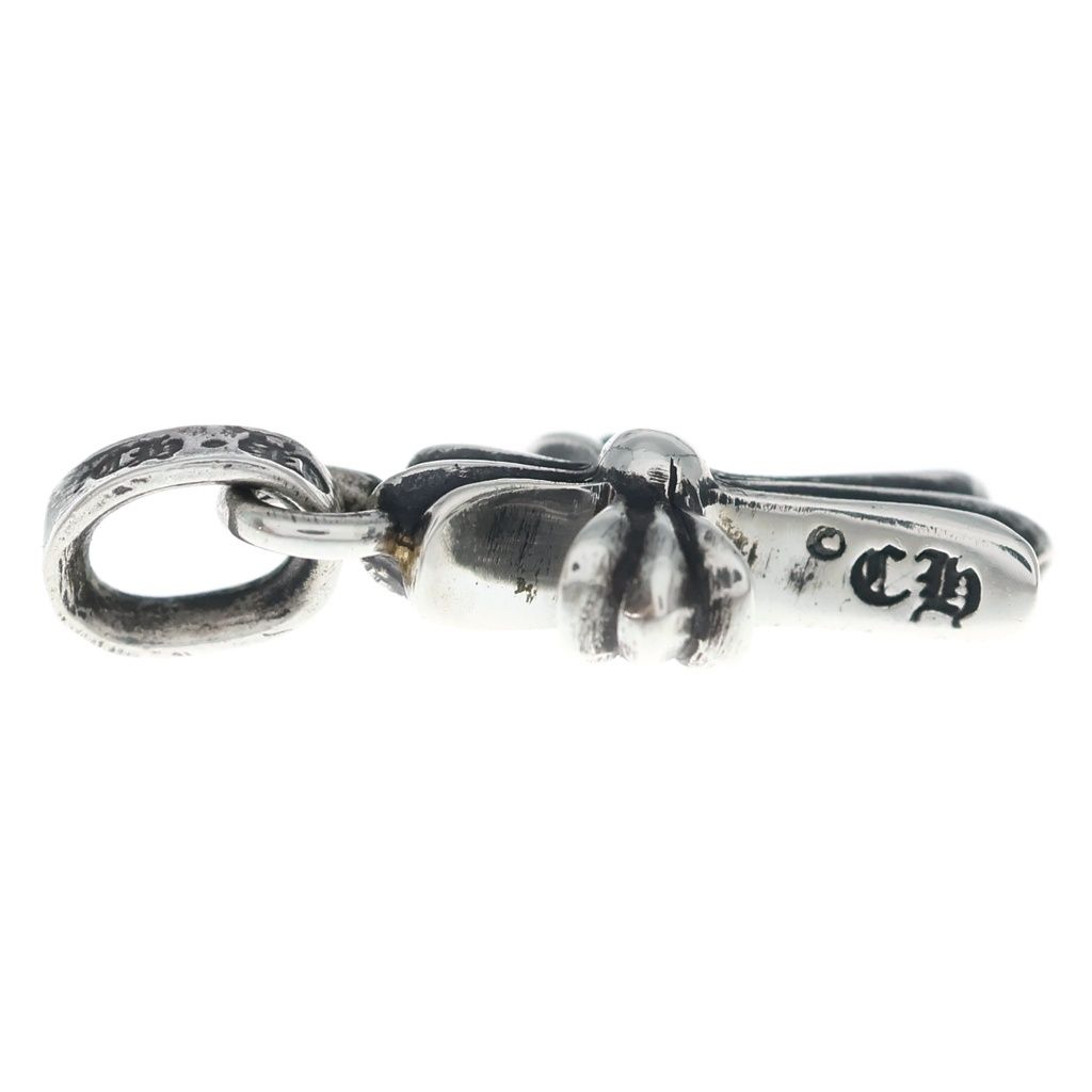 Chrome Hearts Crs Baby Fat Cross Pendant Silver — view 3