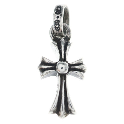 Chrome Hearts Crs Baby Fat Cross Pendant Silver — view 2