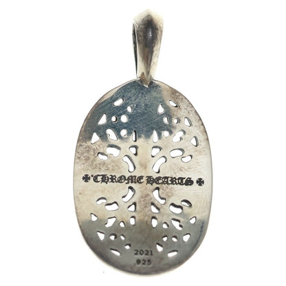 Chrome Hearts Tiny Clsc Oval Classic Pendant Silver — view 2