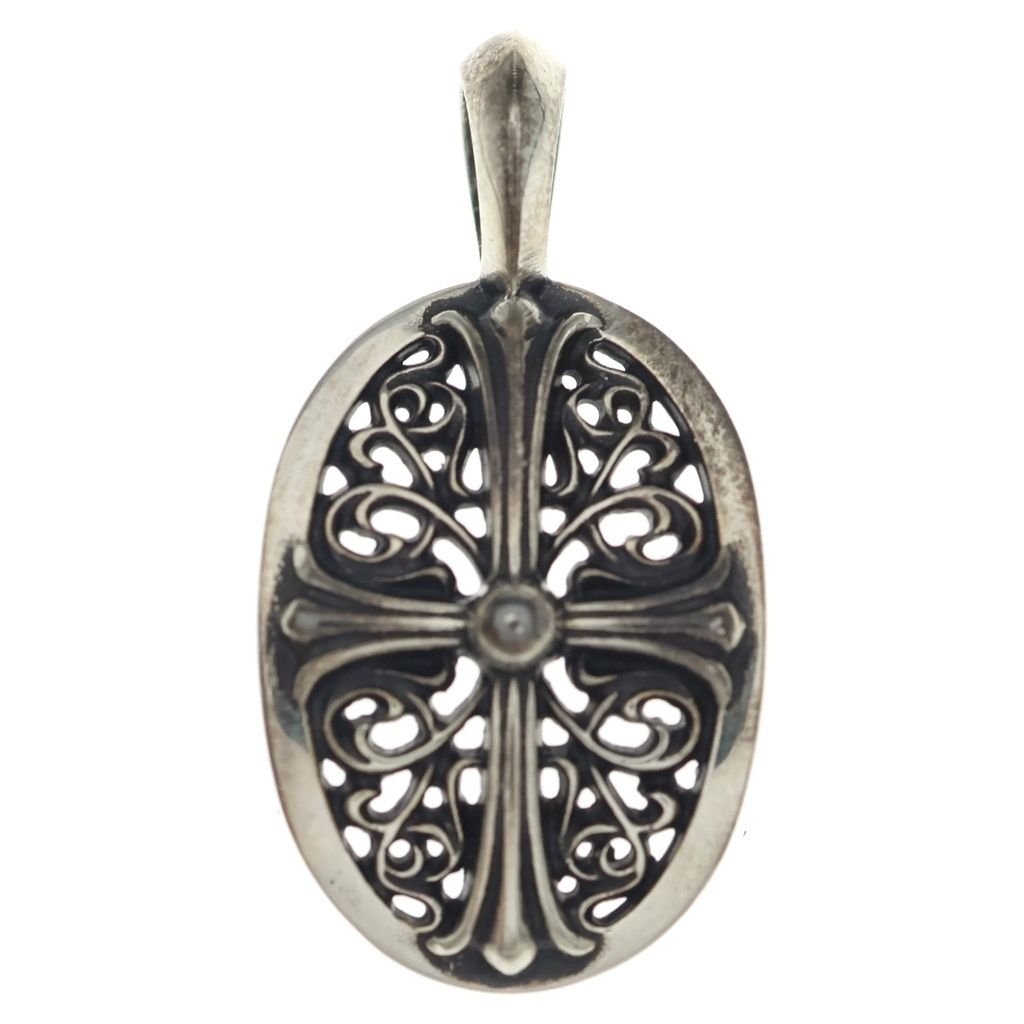 Chrome Hearts Tiny Clsc Oval Classic Pendant Silver