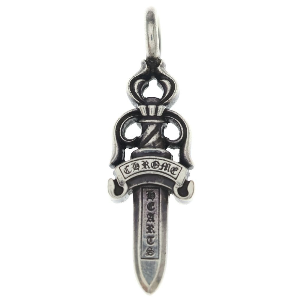 Chrome Hearts Double Dagger Daga Pendant Silver — view 2