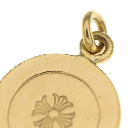 Chrome Hearts 22k Angel Medal Charm Necklace Top Gold — view 6