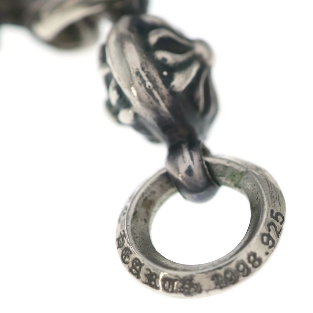 Chrome Hearts Tny CH Crs 1 Ball Tiny CH Cross Charm Pendant Silver — view 6
