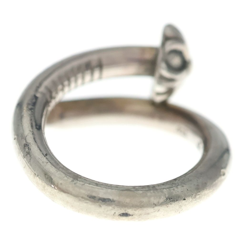 Chrome Hearts Nail Crsball Cross Ball Ring Silver — view 2