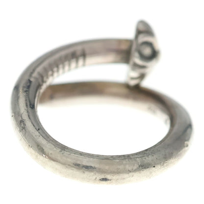 Chrome Hearts Nail Crsball Cross Ball Ring Silver — view 2