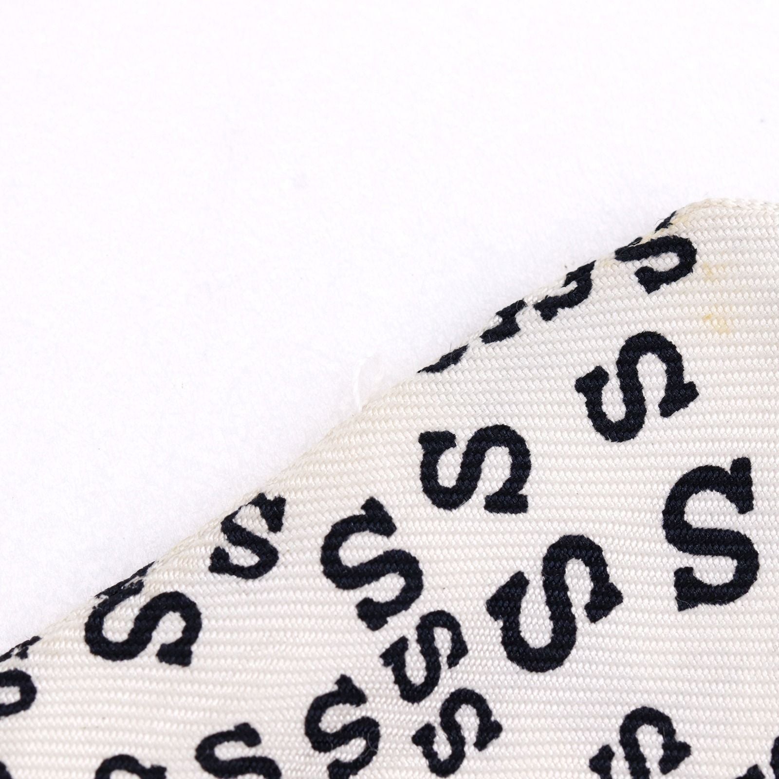 Hermes Twilly Logo Alphabet Silk White Scarf — view 5