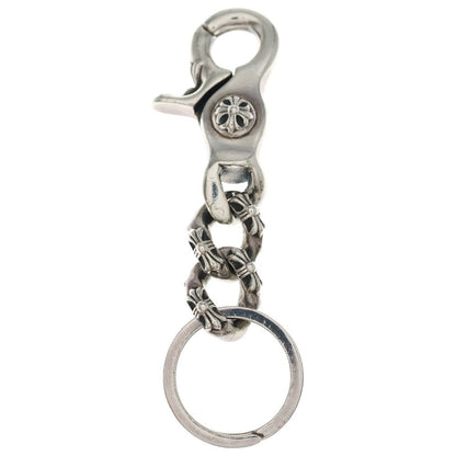 Chrome Hearts Clp Chn s Short Extra Fancy Link Key Chain Silver Key Holder
