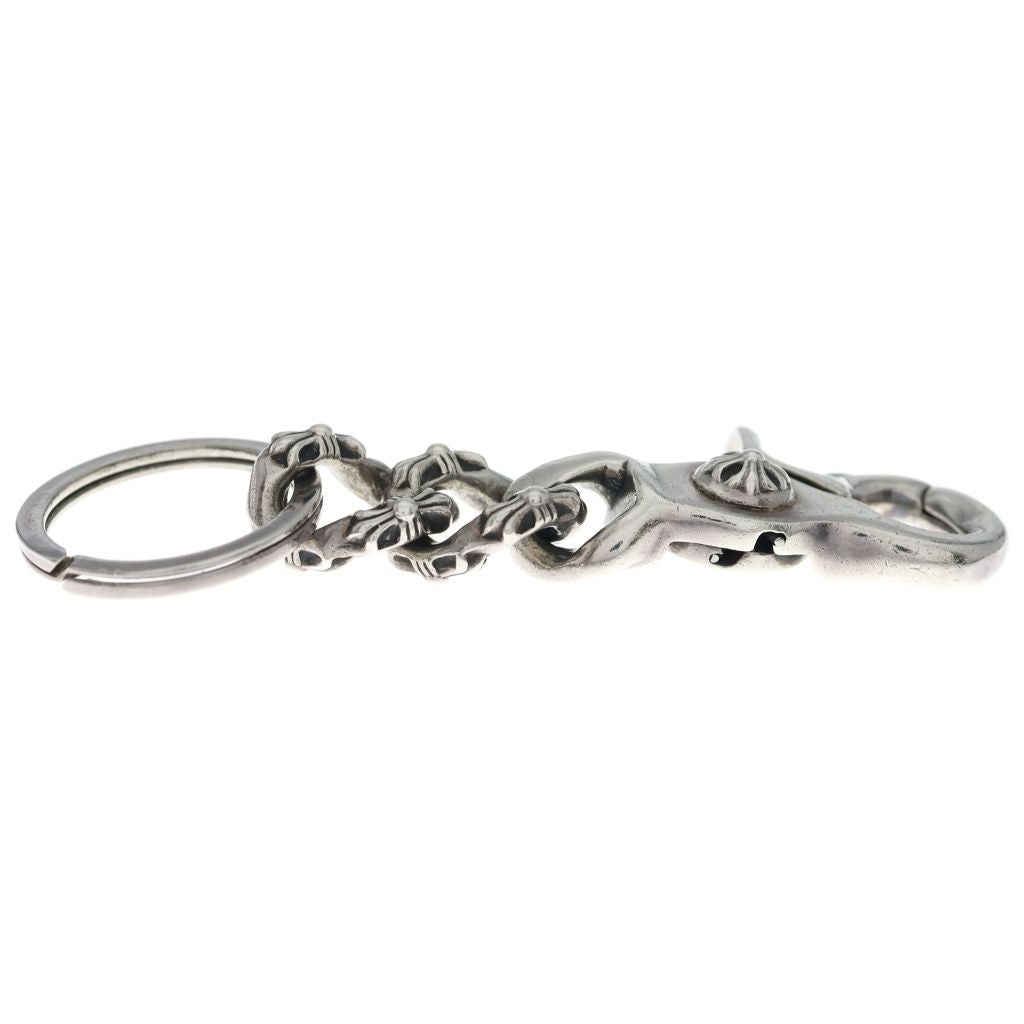 Chrome Hearts Clp Chn s Short Extra Fancy Link Key Chain Silver Key Holder — view 4