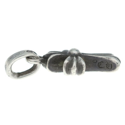Chrome Hearts Crs Baby Fat Cross Pendant Silver — view 3