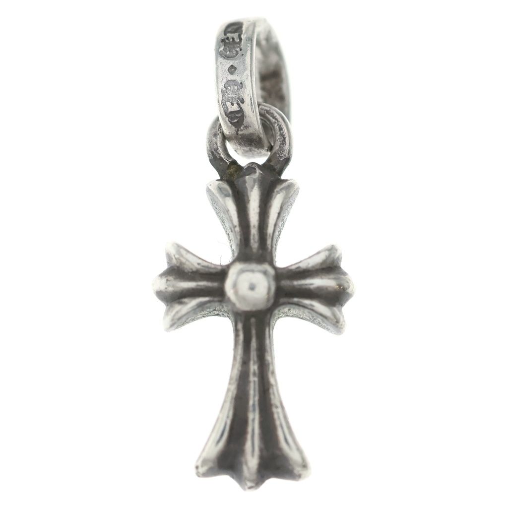 Chrome Hearts Crs Baby Fat Cross Pendant Silver — view 2