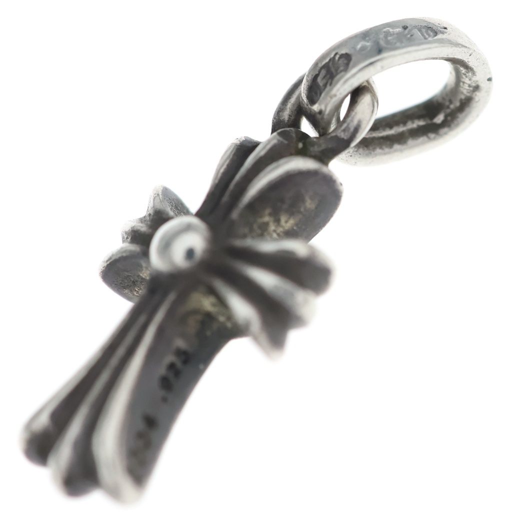 Chrome Hearts Crs Baby Fat Cross Pendant Silver — view 6