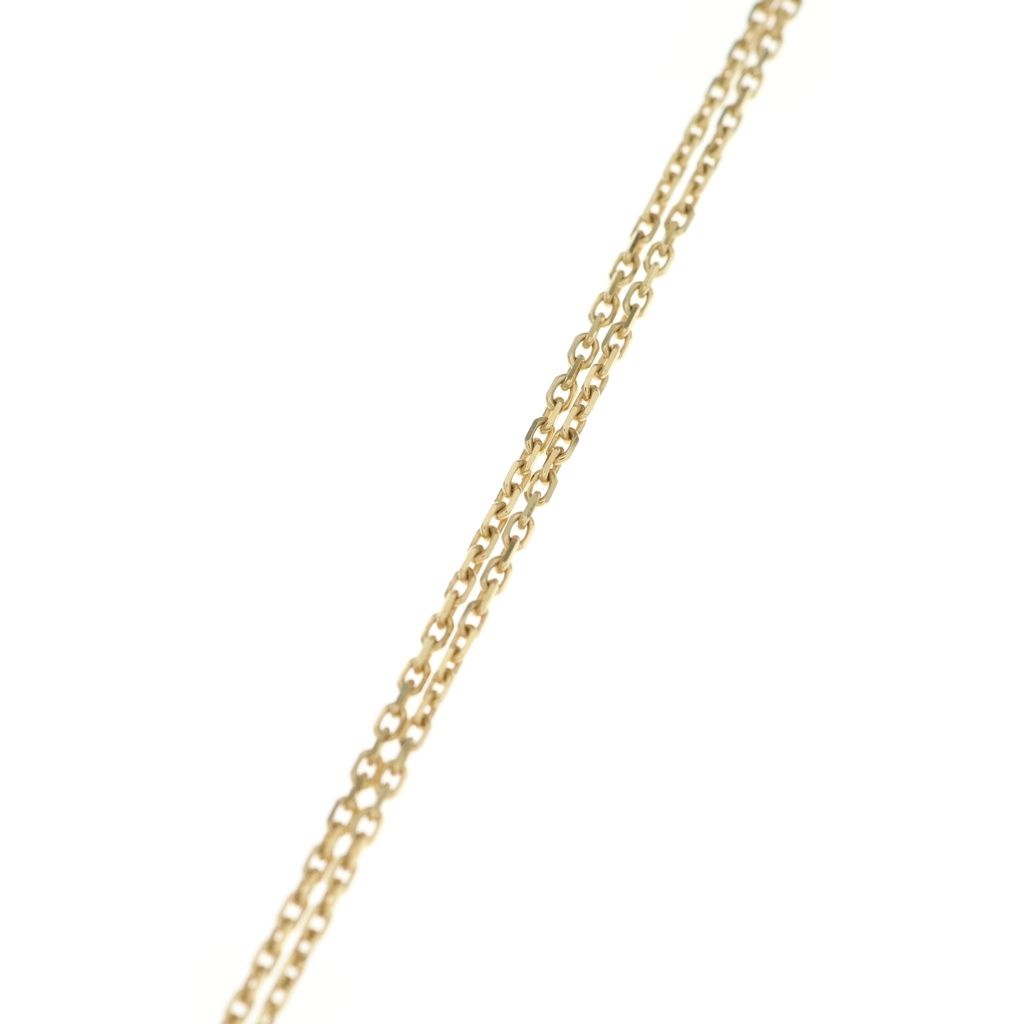 Van Cleef & Arpels Vintage Alhambra Mother of Pearl Pendant Chain Gold — view 4