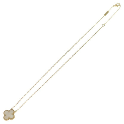 Van Cleef & Arpels Vintage Alhambra Mother of Pearl Pendant Chain Gold — view 2