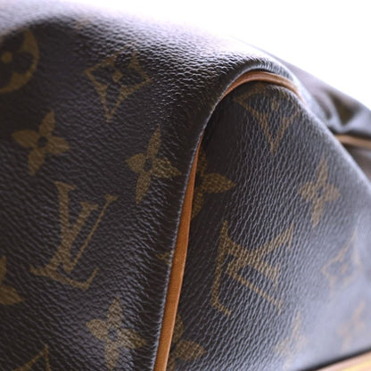 Louis Vuitton Monogram Speedy Bandouliere 30 2-Way Boston Bag Brown Leather Gold — view 6