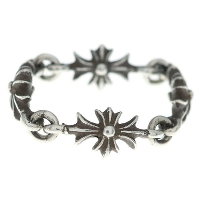 Chrome Hearts Tny CH Pls Tiny Ech Plus Ring Silver