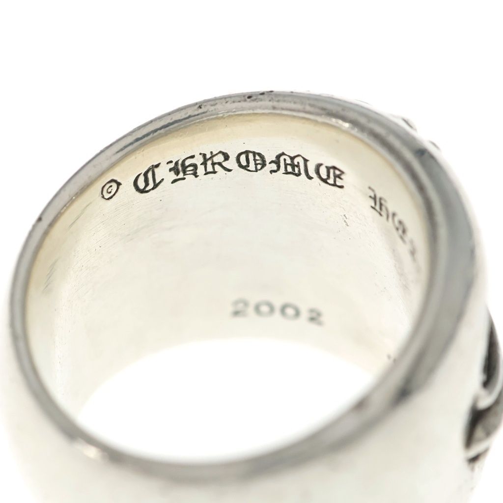Chrome Hearts Classic Oval Cross Ring Silver — view 5