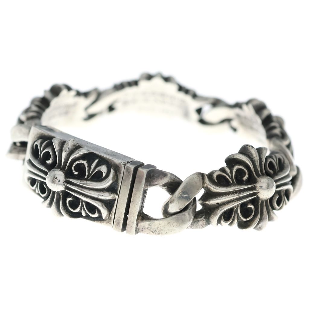 Chrome Hearts Keeper Link Silver Bracelet