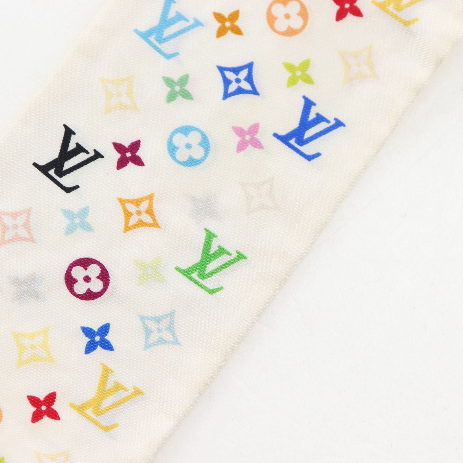 Louis Vuitton Bandeau Monogram Silk Multicolor Scarf — view 7