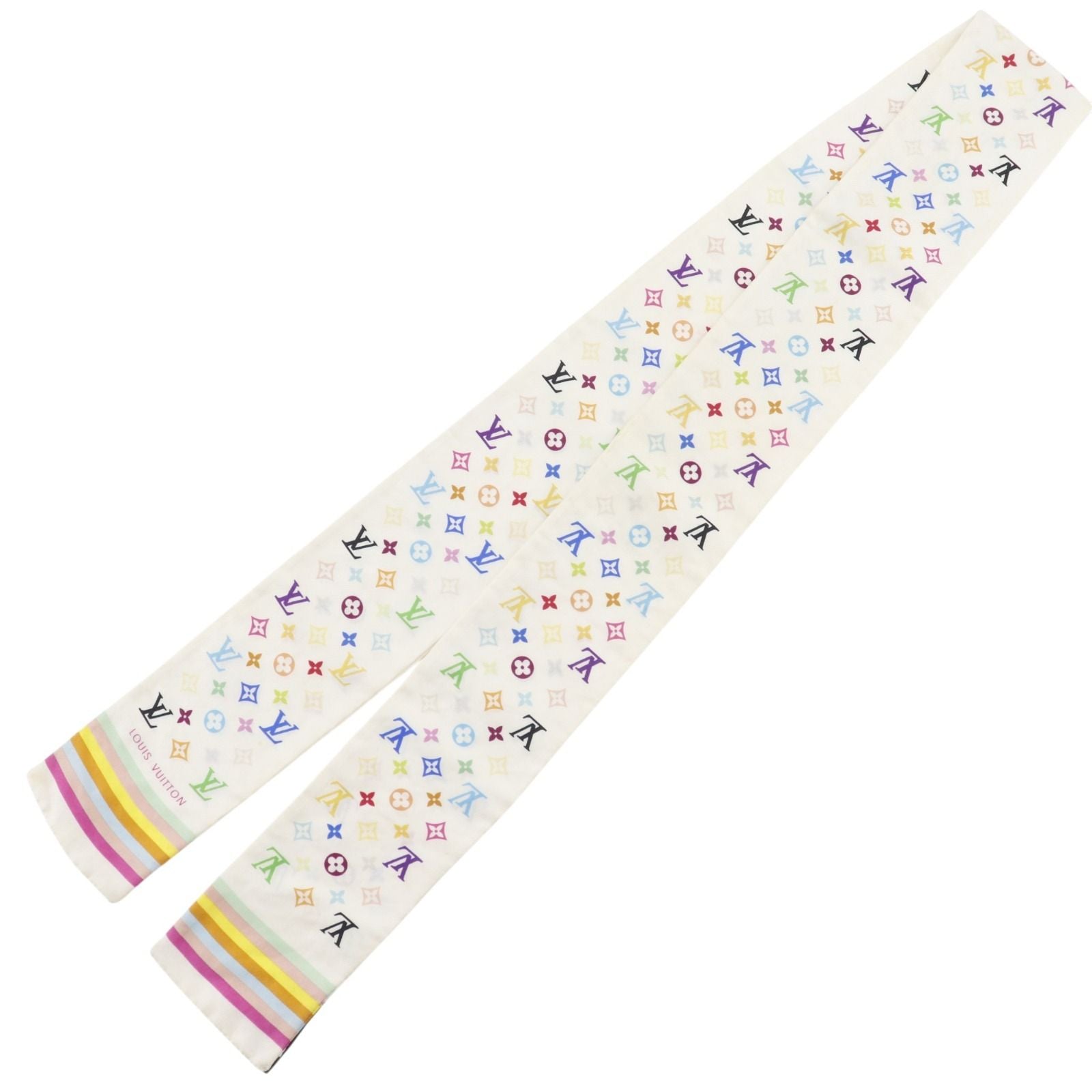 Louis Vuitton Bandeau Monogram Silk Multicolor Scarf — view 2