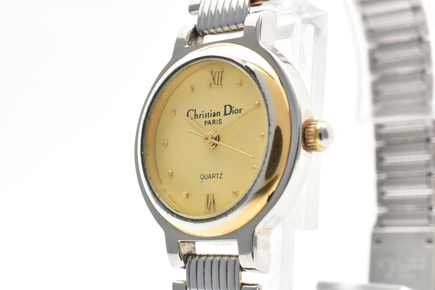 Dior Watch Gold Dial Color Bracelet Quartz