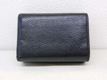Balenciaga Compact Wallet Black Leather — view 2