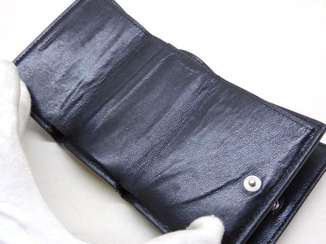 Balenciaga Compact Wallet Black Leather — view 6