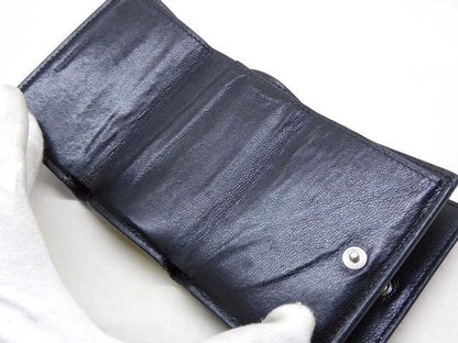Balenciaga Compact Wallet Black Leather — view 6