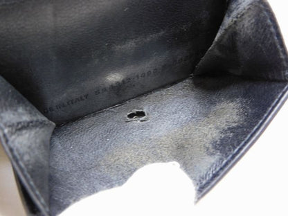 Balenciaga Compact Wallet Black Leather — view 5