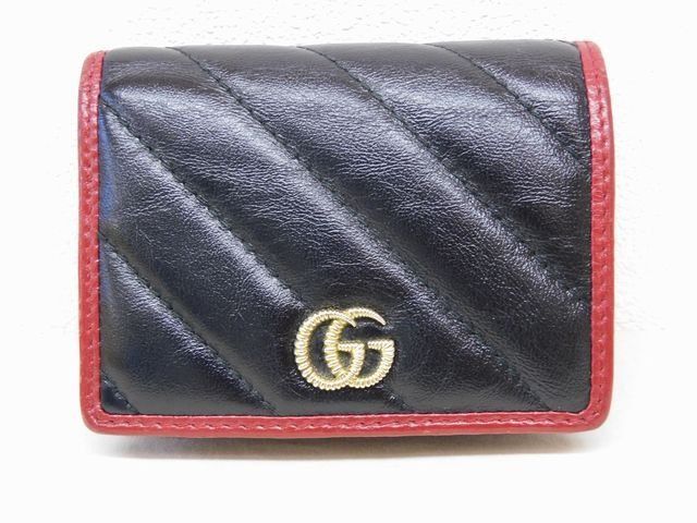 Gucci Compact Wallet Black Leather